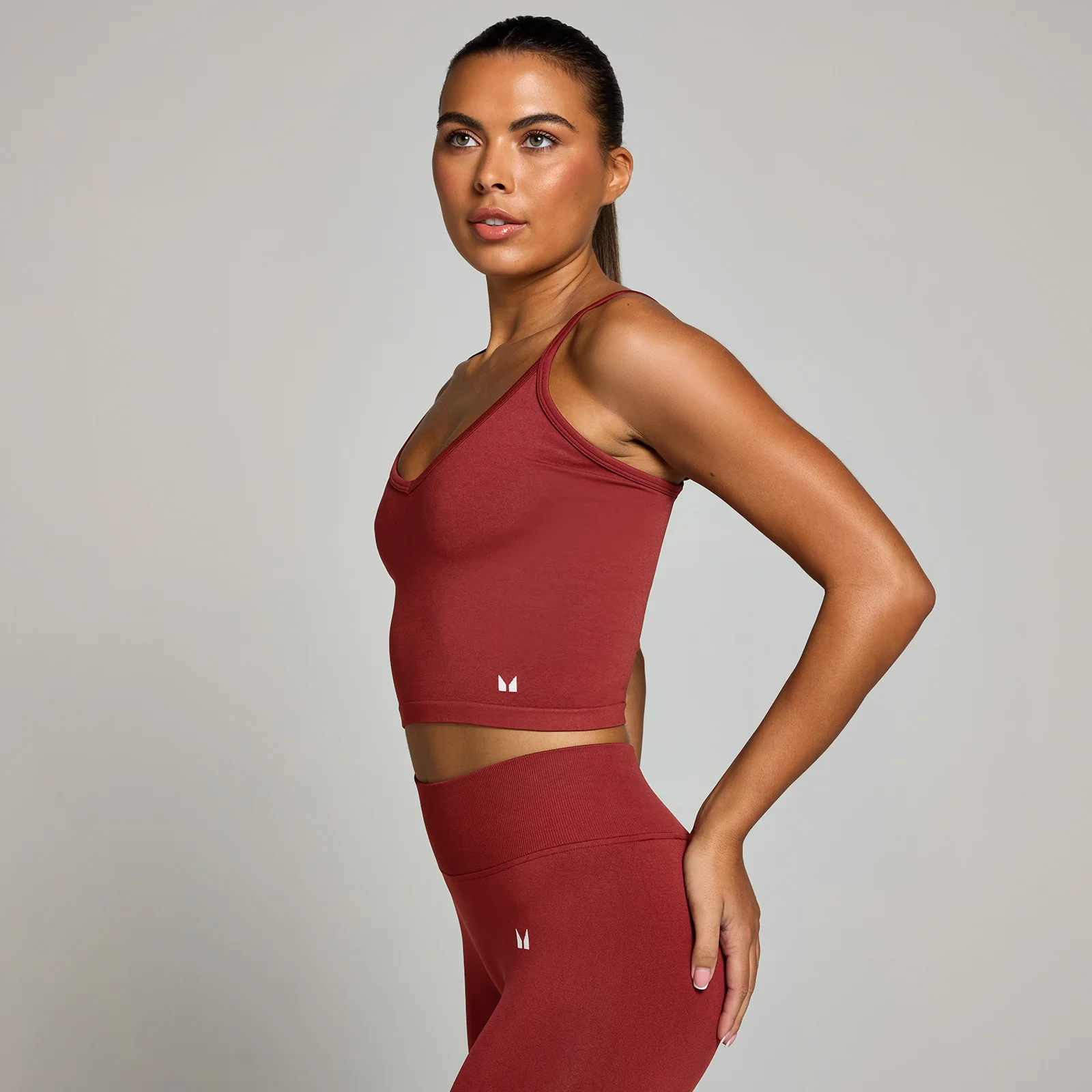 Canotta senza cuciture MP Tempo da donna - Ciliegia - XL Immagine 1