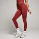 Leggings invisibili senza cuciture con scrunch MP Tempo da donna - Ciliegia
