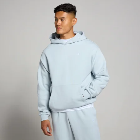 Felpa con cappuccio oversize MP Rest Day da uomo - Blu pallido