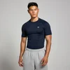T-shirt senza cuciture con grafica Pillar MP Tempo da uomo - Blu navy