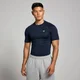 T-shirt senza cuciture con grafica Pillar MP Tempo da uomo - Blu navy