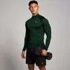 Maglia senza cuciture con grafica Pillar e cerniera 1/4 MP Tempo da uomo - Verde smeraldo scuro