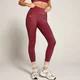 Leggings a vita alta e alta lucentezza MP X Tatiana - Borgogna