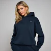 Felpa oversize con cappuccio MP Basics da donna - Zaffiro scuro