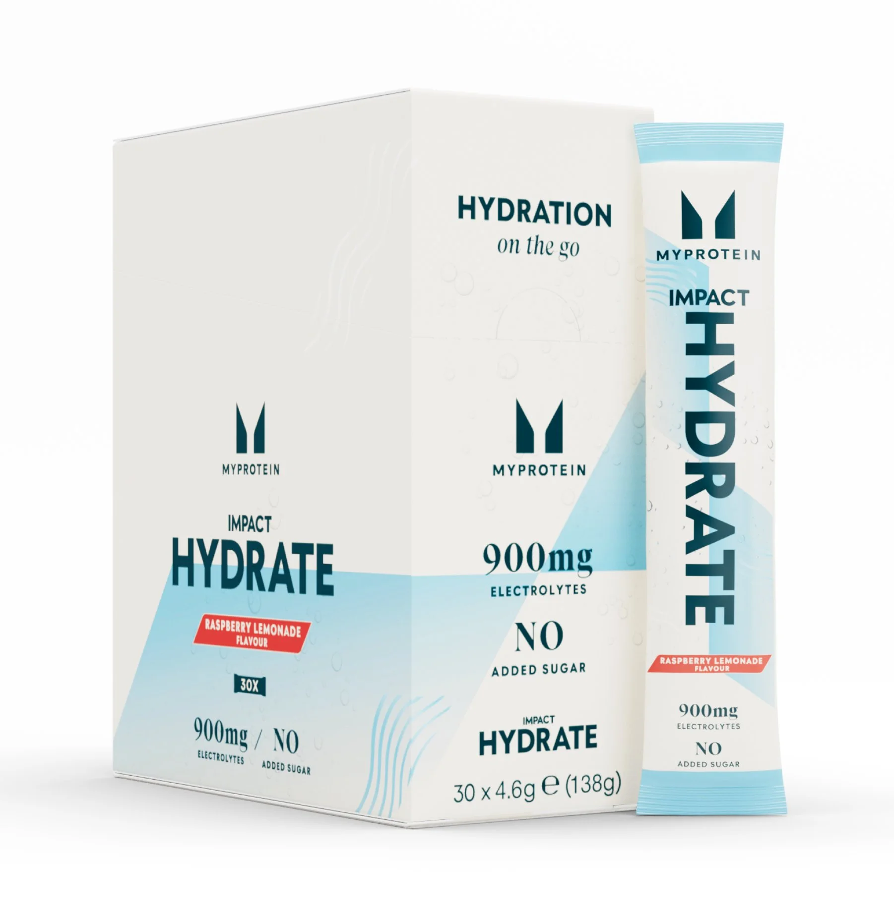 Impact Hydrate | Confezioni Stick - 4.6g x 30porzioni - Limonata al lampone Immagine 1