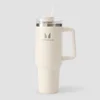 Borraccia Myprotein in metallo con manico laterale e cannuccia 1200ml - Crema naturale