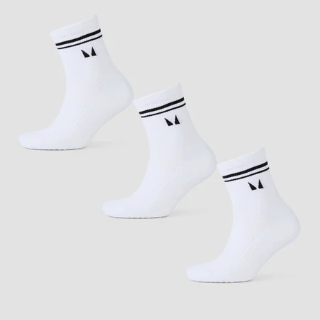 Calze Pilates MP (confezione da 3) - Bianco