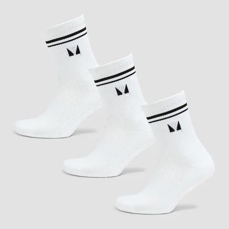 Calze Pilates MP (confezione da 3) - Bianco