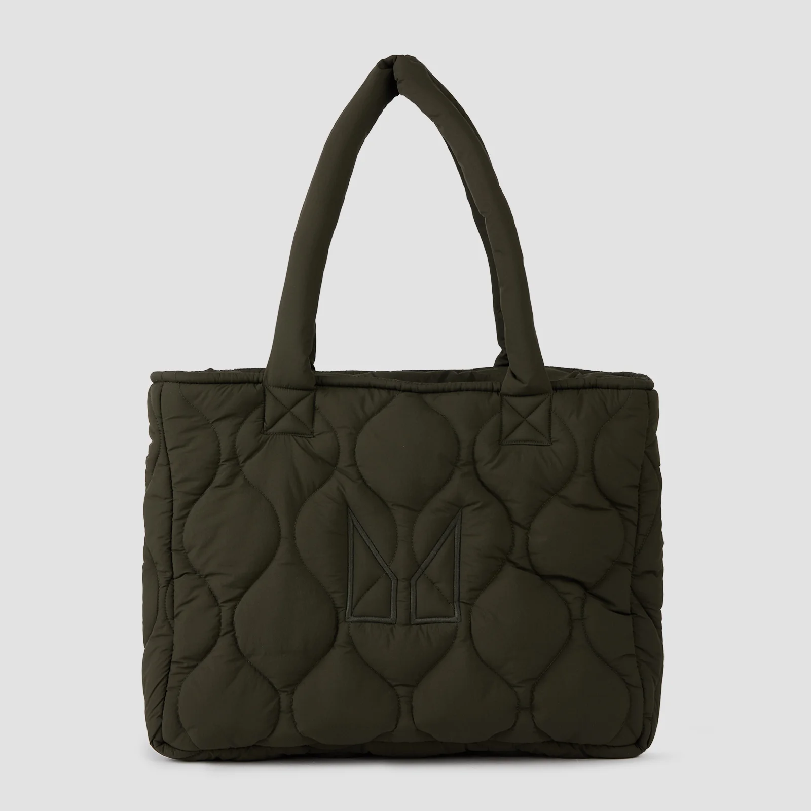 Borsa tote trapuntata imbottita MP - Verde foresta Immagine 1
