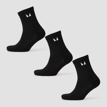 Calzini sportivi MP (confezione da 3) - Nero
