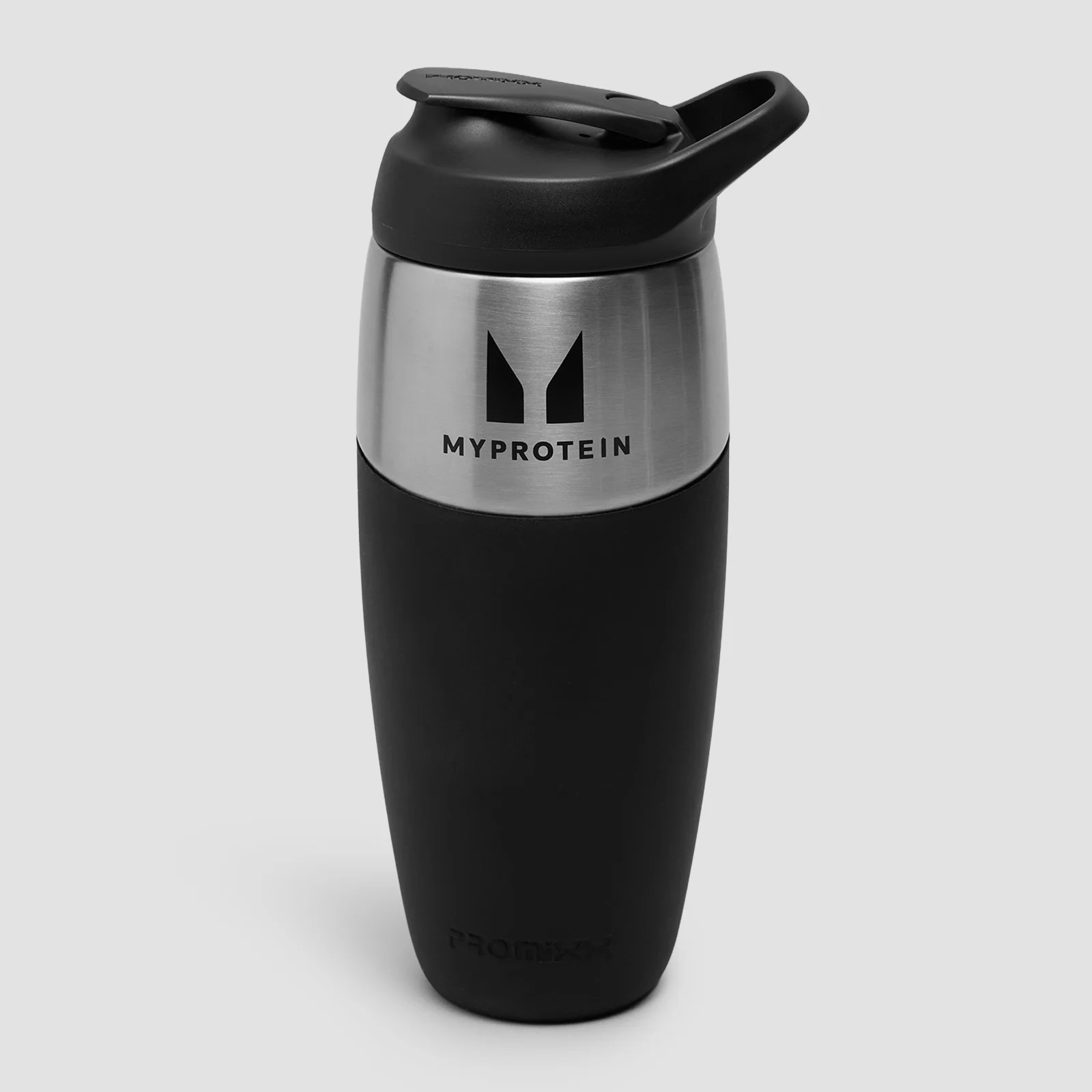 Bottiglia in metallo a parete singola Myprotein x Promixx 950ml - Nero stealth Immagine 1