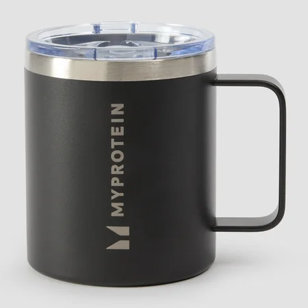 Tazza da caffè in metallo riciclato da 350 ml Myprotein - Nero