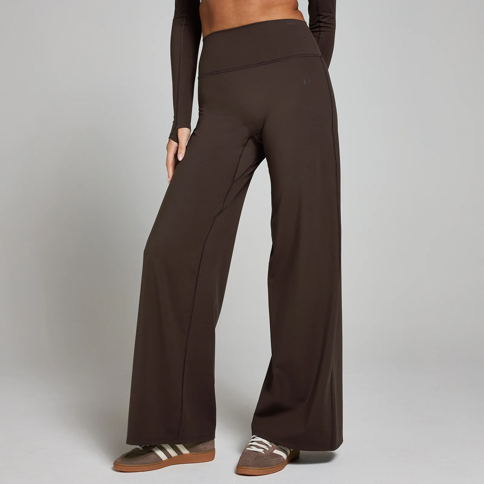 Leggings a gamba larga MP donna Tempo - Cioccolato - XS Immagine 1