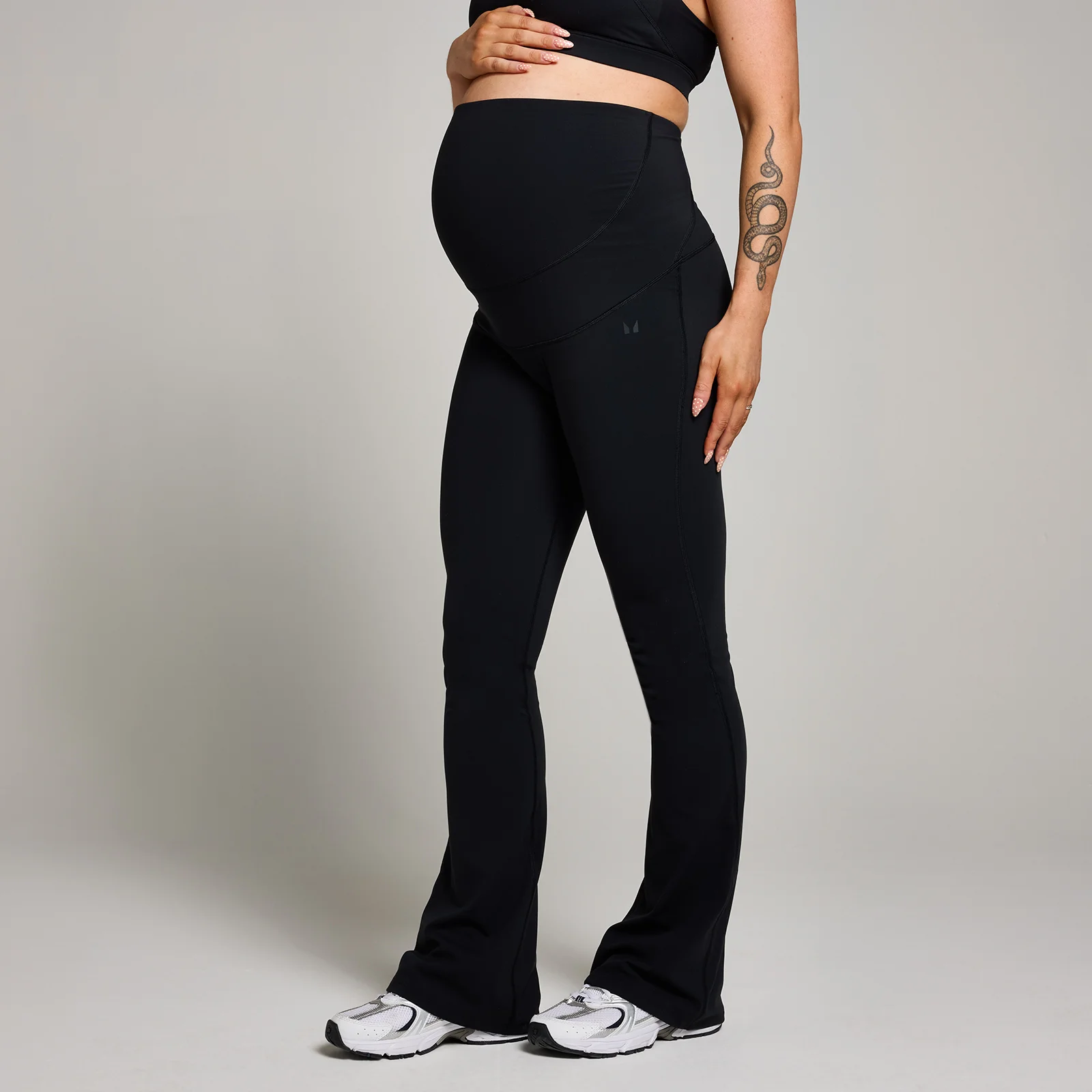 Leggings svasati a vita molto alta MP Maternity da donna - Nero - XS Immagine 1