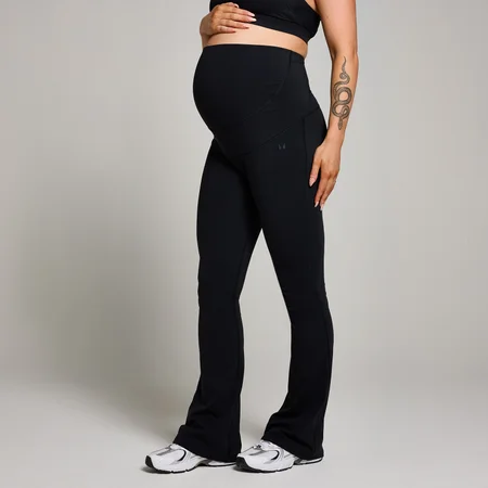 Leggings svasati a vita molto alta MP Maternity da donna - Nero