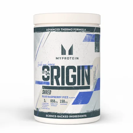 Origin Shred Pre-Workout - 60SERVINGS, 660g - Lampone Frizzante