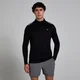 Maglia a rete MP con cerniera a 1/4 Active da uomo - Nero