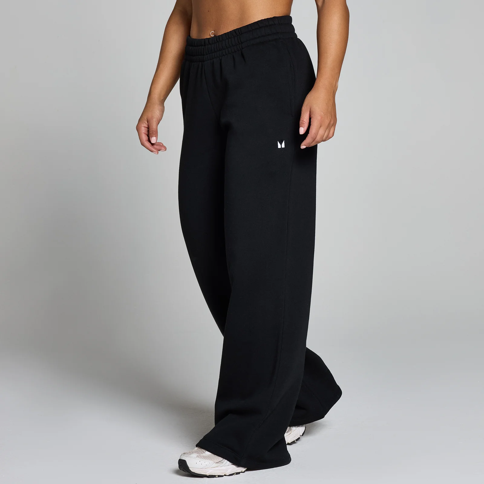 Pantaloni da jogging a taglio dritto Petite MP Basics da donna - Nero - XS Immagine 1