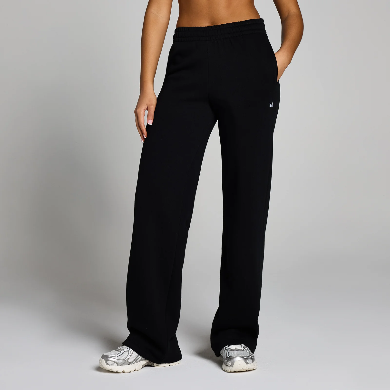 Pantaloni da jogging a taglio dritto Tall MP Basics da donna - Nero - M Immagine 1