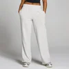 Joggers a gamba dritta MP donna basics - Grigio melange chiaro
