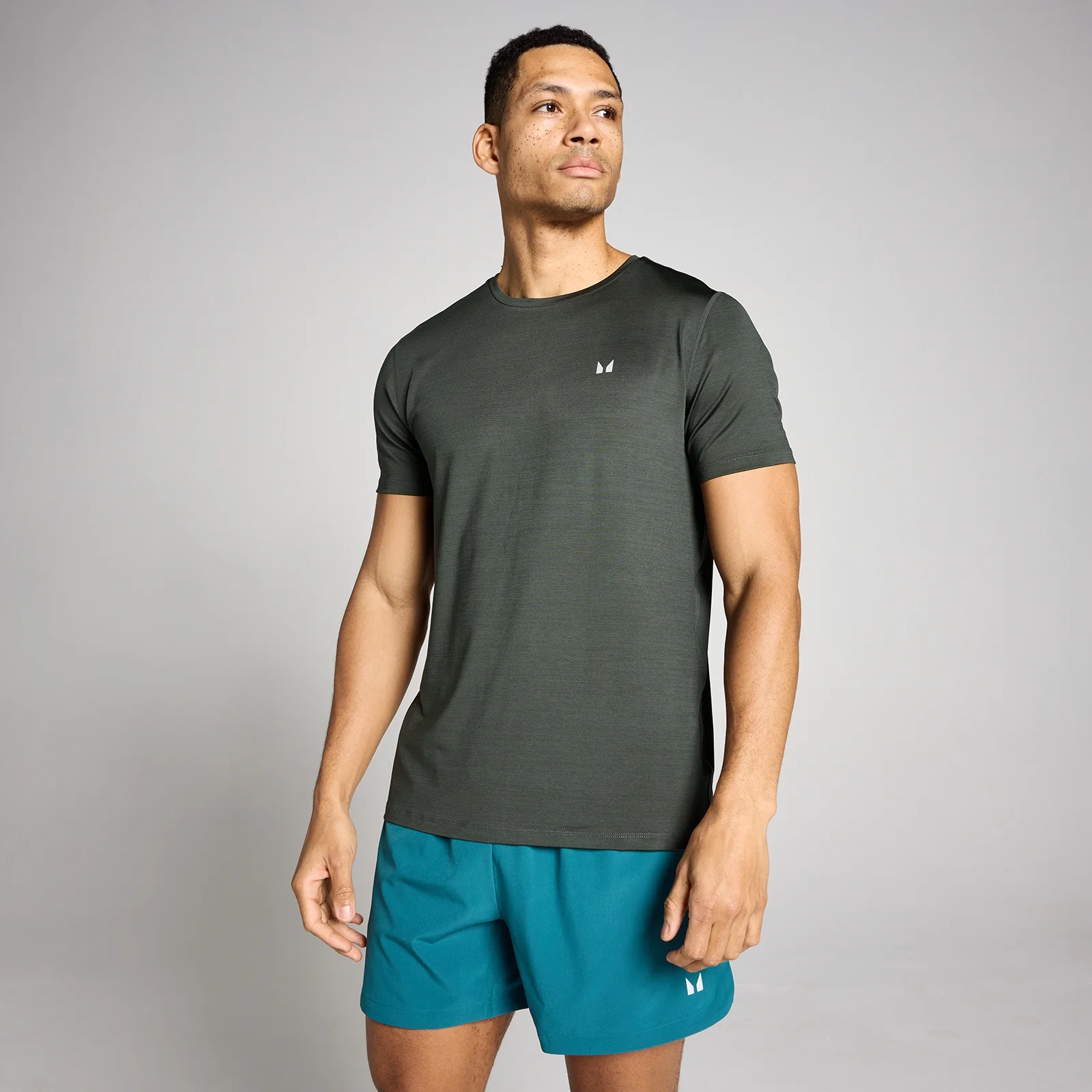 MP Men's Tempo Marl T-Shirt - Washed Black - S Immagine 1