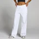 Joggers a gamba dritta MP donna basics - Bianco