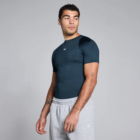Maglia intima manica corta MP uomo training - Zaffiro scuro