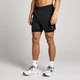 Pantaloncini sportivi 2 in 1 da 13 cm MP da uomo - Nero