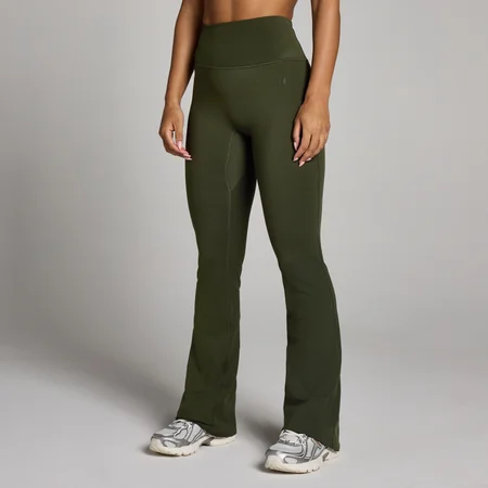 Leggings a zampa Tempo MP donna - Verde foresta