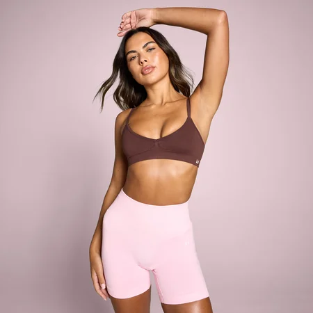 Reggiseno sportivo MP donna Tempo senza cuciture arricciato sul davanti - Fudge