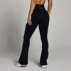 Leggings donna a zampa senza cuciture MP Tempo - Nero
