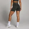 Pantaloncini MP Tempo donna senza cuciture con arricciatura - Grigio notte