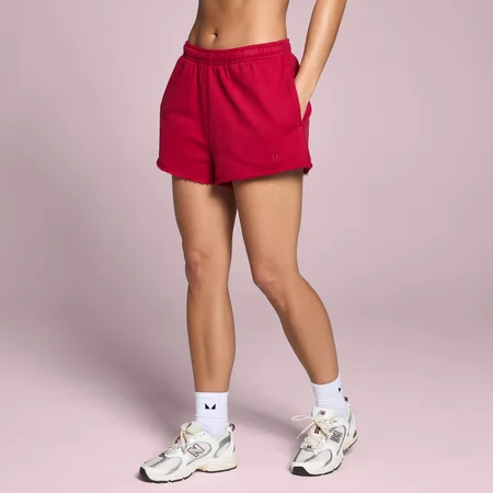Pantaloncini felpa MP donna lifestyle - Rosso rosa