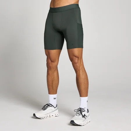 Pantaloncini corti Hybrid con tasche MP uomo - Nero lavato