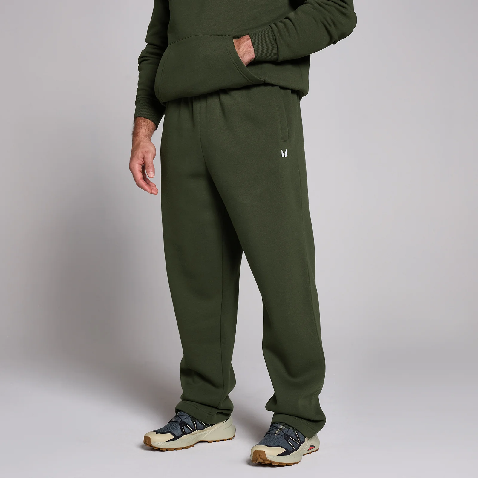 Joggers a gamba dritta MP Rest Day uomo - Verde foresta - S Immagine 1
