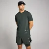 T-shirt a rete hybrid MP uomo - Nero slavato