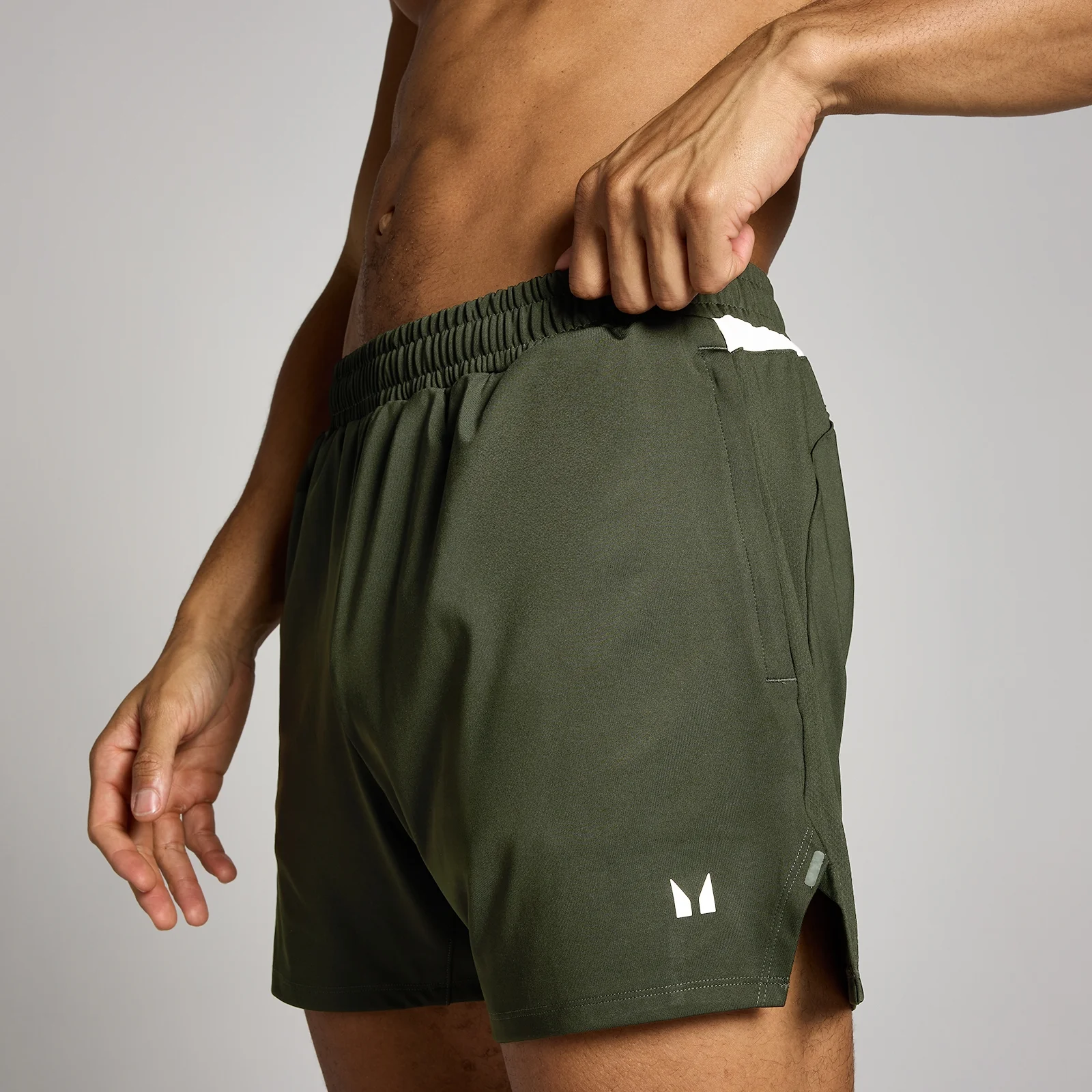 Pantaloncini MP Tempo Panel 5" uomo - Verde foresta - XS Immagine 1