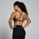 Reggiseno sportivo senza cuciture MP Lift donna - Nero