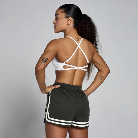 Reggiseno sportivo senza cuciture MP Lift donna - Bianco