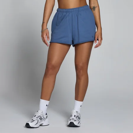 Short MP donna in loopback leggero - Slate blue