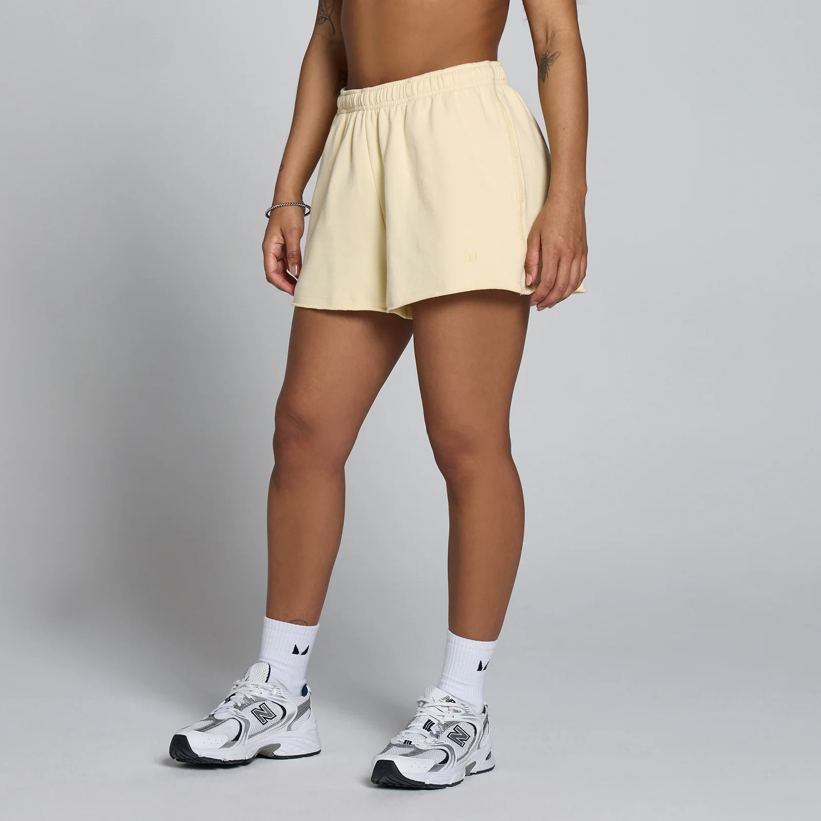 Short MP donna felpa leggeri loopback - Burro - S Immagine 1