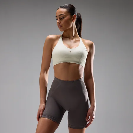 Reggiseno sportivo MP donna Tempo Ultra Seamless - Nebbia