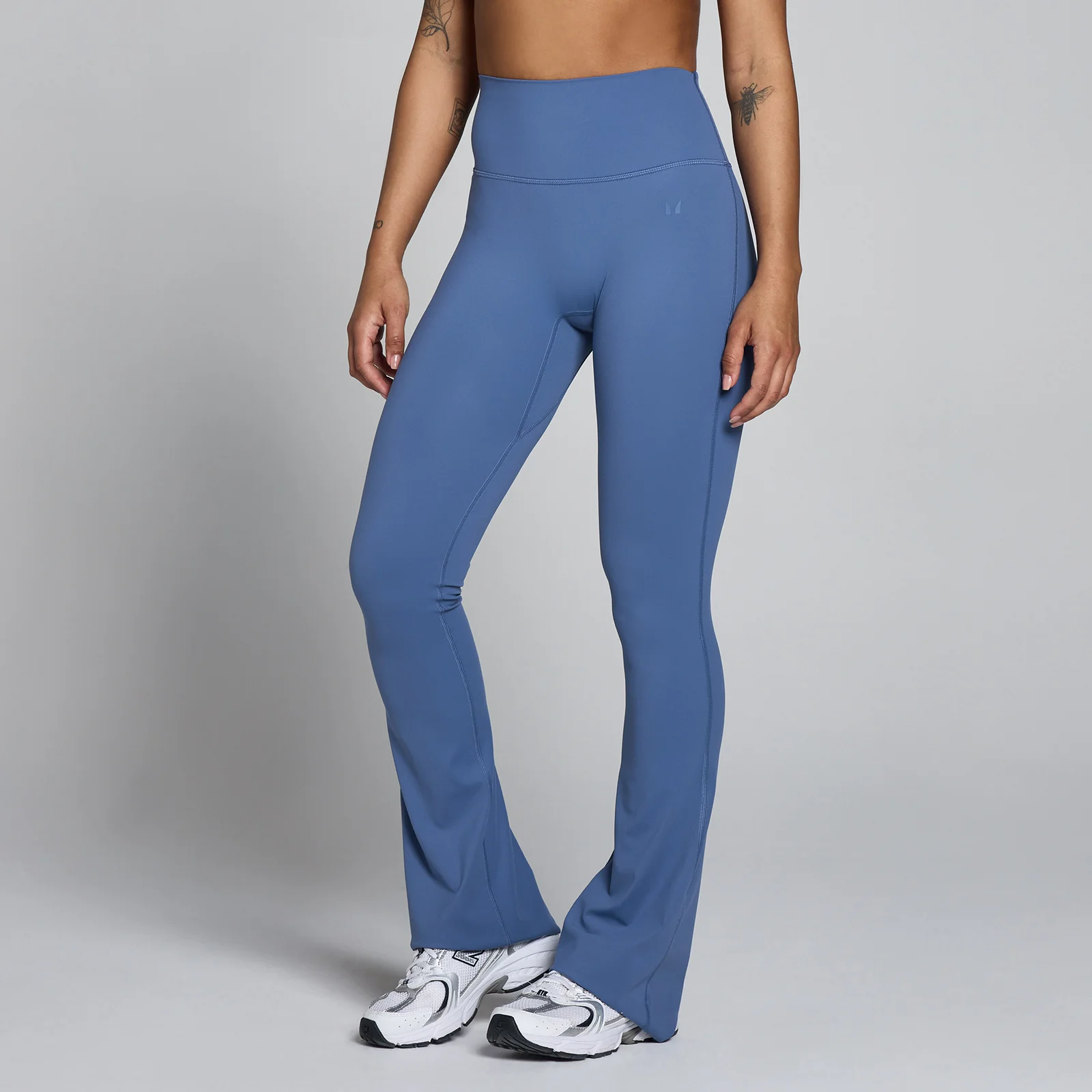 Leggings a zampa MP donna Tempo - Ardesia blu - L Immagine 1