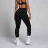 Leggings senza cuciture a vita media MP donna Tempo - Nero