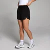 Pantaloncini da corsa MP donna Active in tessuto - Nero