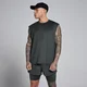 Canotta oversize MP uomo Hybrid in rete - Nero slavato