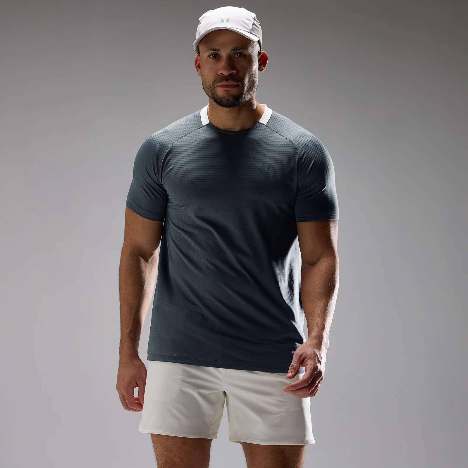 T-shirt da training MP uomo Ultra a griglia - Grigio ancora - XS Immagine 1