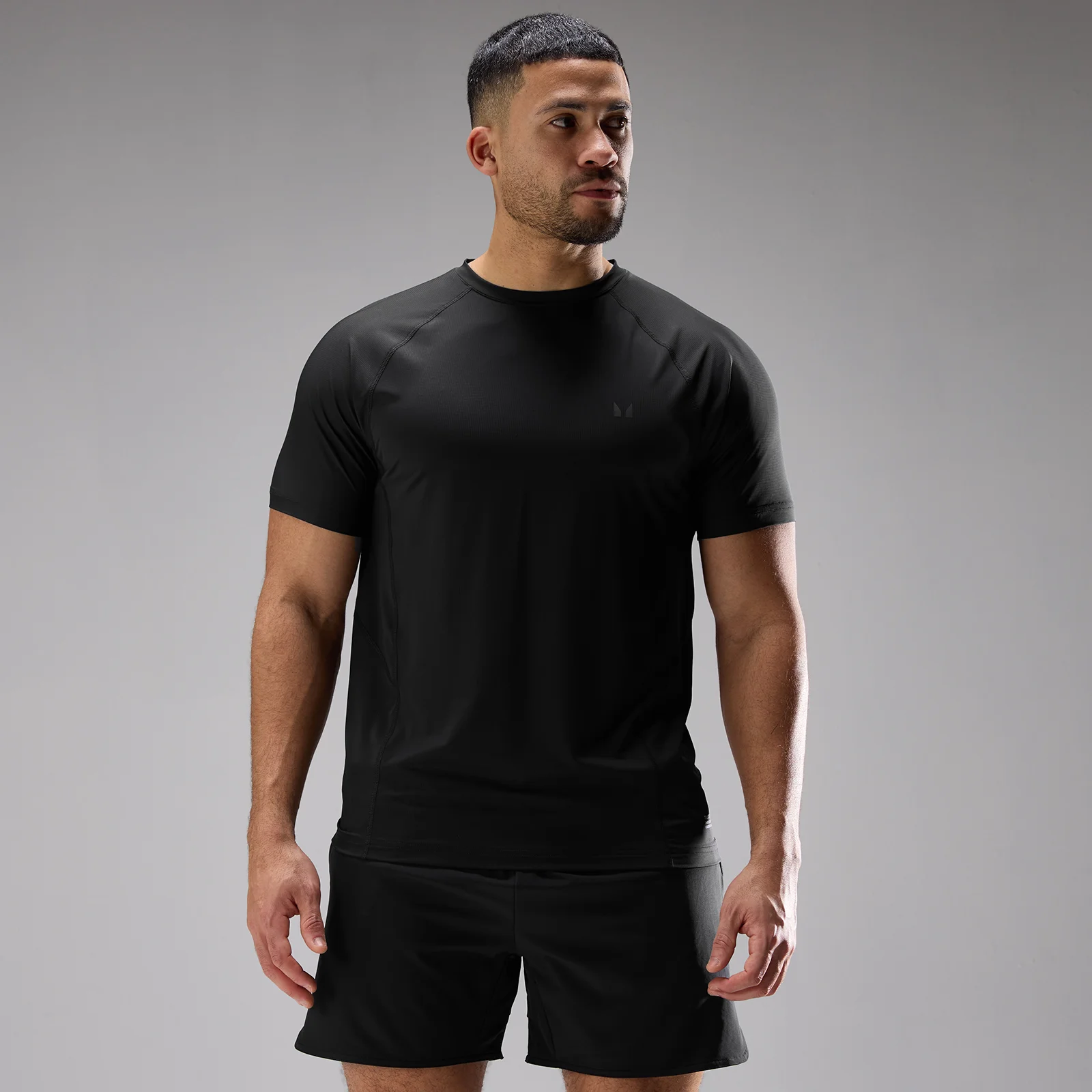 T-shirt a rete ultra leggera MP uomo Training - Nero - XS Immagine 1
