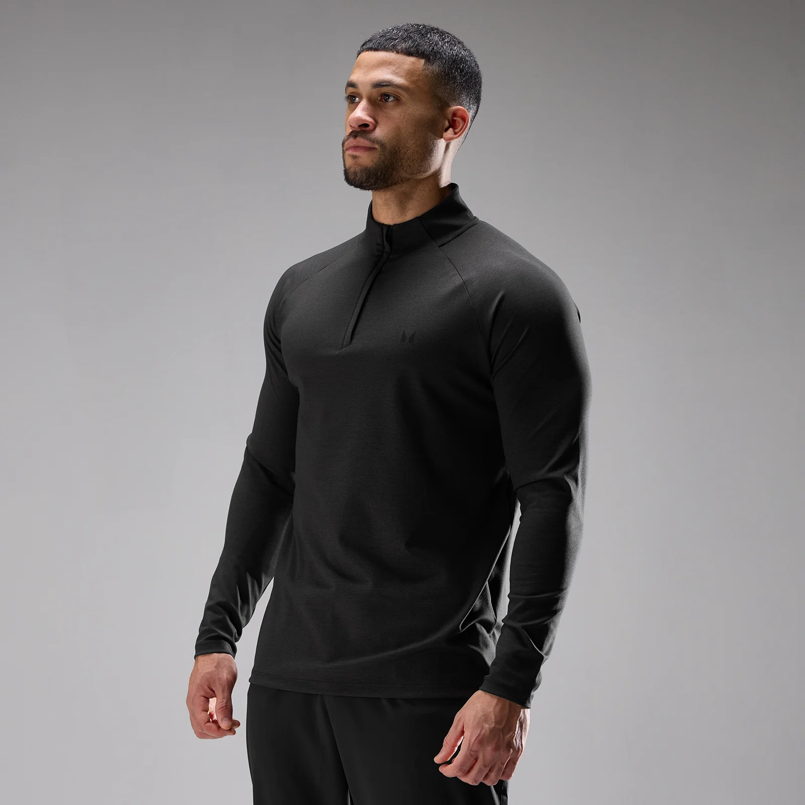 Jersey da training ultra con zip 1/4 MP uomo - Nero - XS Immagine 1