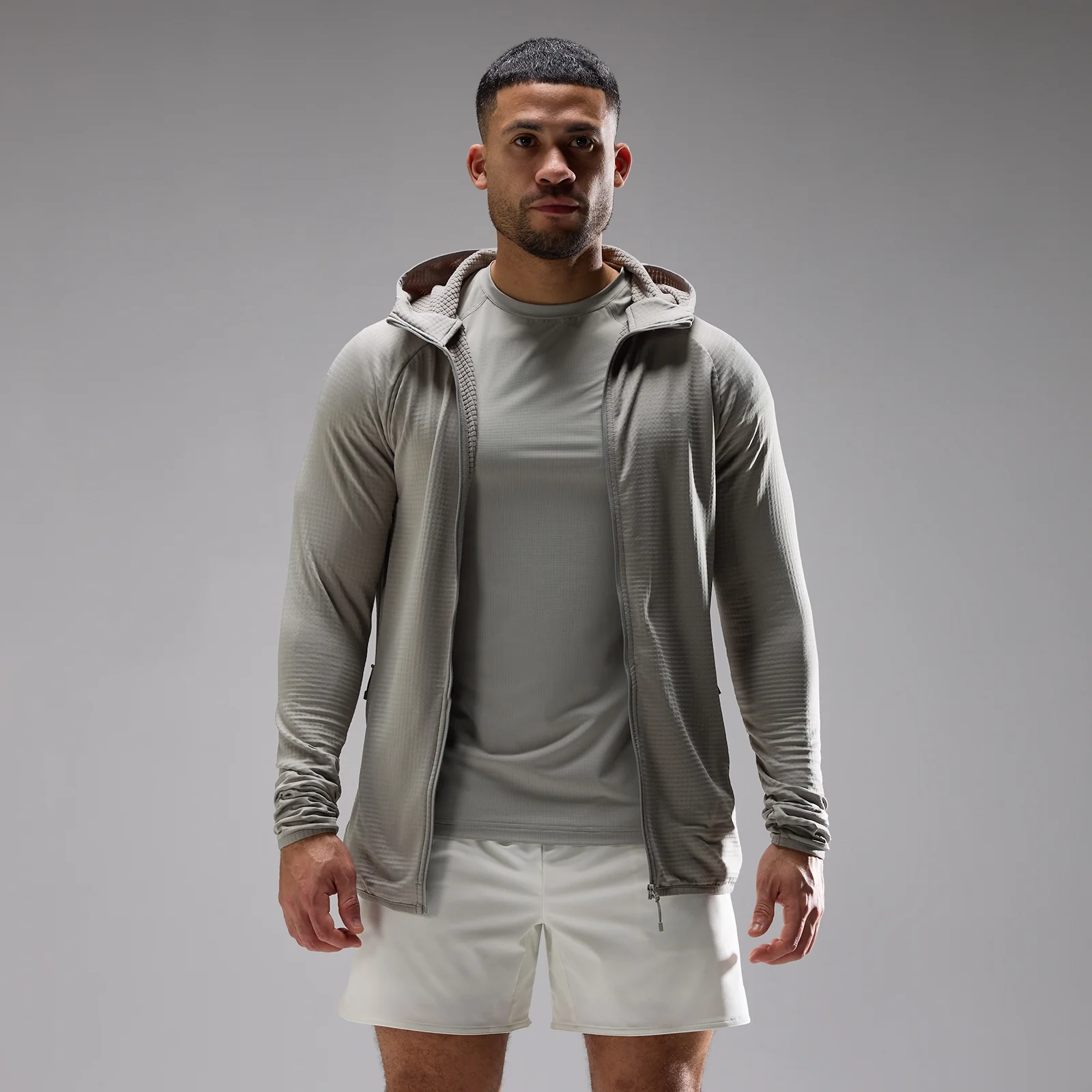 Felpa da training MP Ultra Gridded uomo - Fossil - XS Immagine 1
